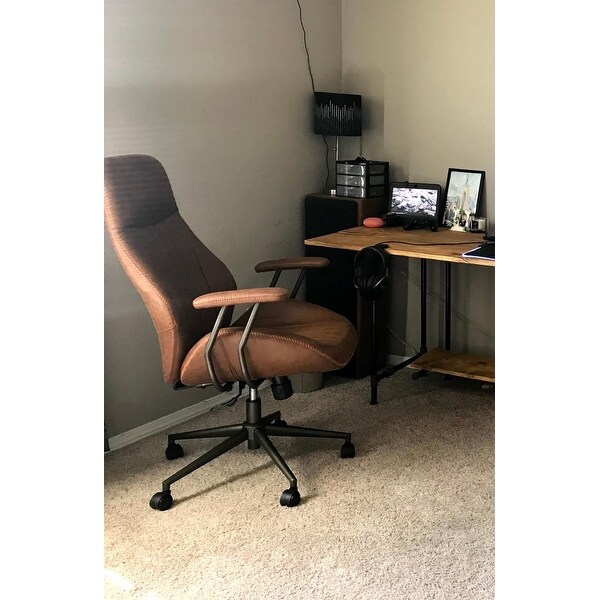 Top Product Reviews For Ovios Ergonomic Office Chair Modern Computer Desk Chair High Back Suede Fabric Desk Chair With Lumbar Support 30234960 Overstock