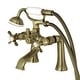 preview thumbnail 31 of 33, Essex Clawfoot Tub Faucet with Hand Shower Antique Brass