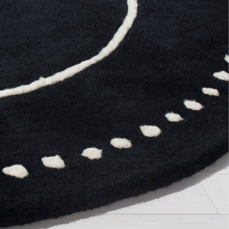 SAFAVIEH Handmade Bella Alverta Dotted Border Wool Rug