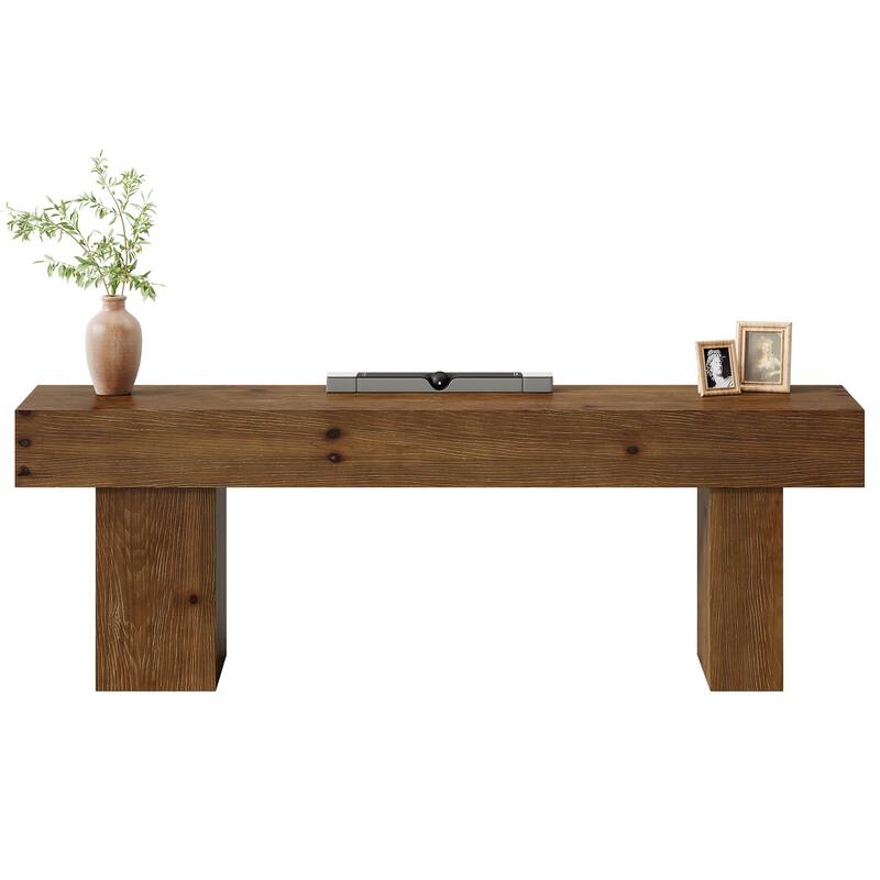 Solid Wood Television Stand for 55/60/65/75 Inch TVs, TV Entertainment Center Media Console Table for Living Room Bedroom