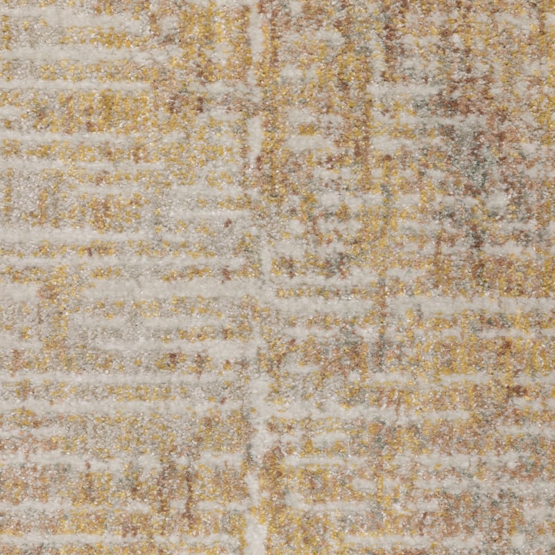 Melody Distressed Stripe Beige/ Multi Area Rug