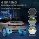preview thumbnail 17 of 16, Qaba Audi Q8 e-tron Sportback Licensed 12V Kids Ride on Car, Battery Powered Kids Electric Car Remote 4 Spring Suspension Wheels