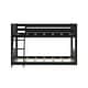 preview thumbnail 10 of 17, Max and Lily Scandinavian Twin over Twin Low Bunk Bed