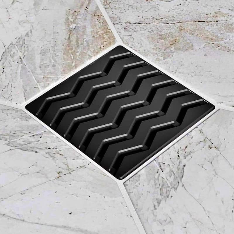Ebbe America E4816-MB TREND - Matte Black - Unique Drain Cover - Matte Black