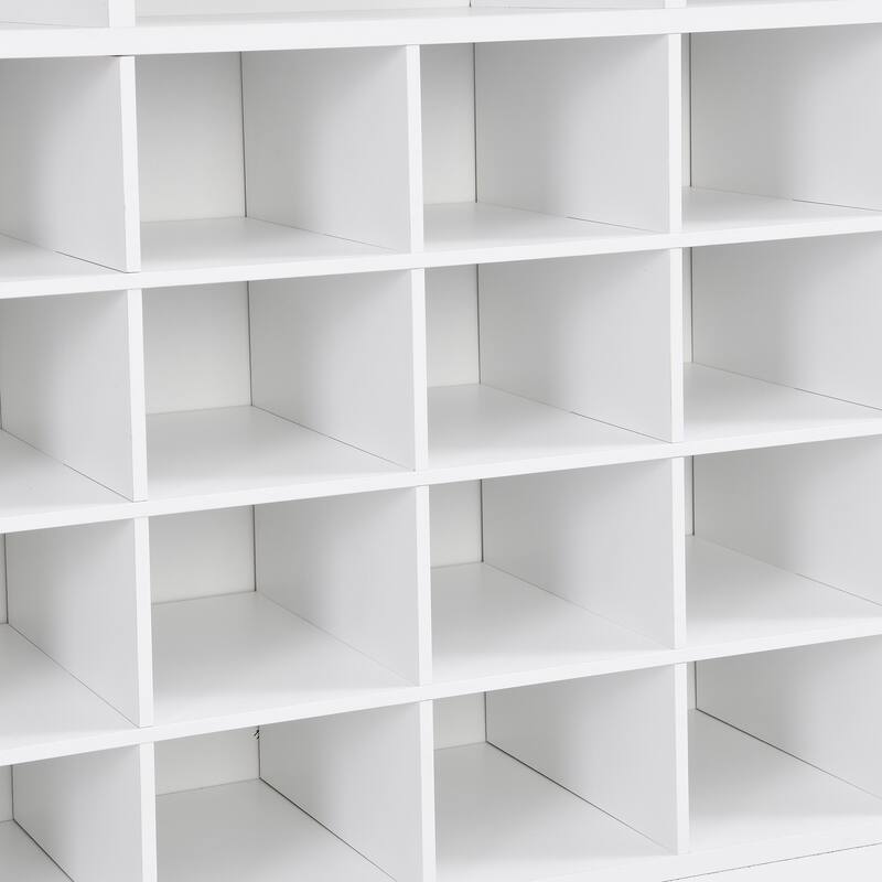 Modern Shoe Cabinet with Curved Base, Versatile Sideboard