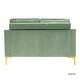 preview thumbnail 18 of 71, Clos 51'' Modern Upholstered Sofa with Golden Legs by HULALA HOME