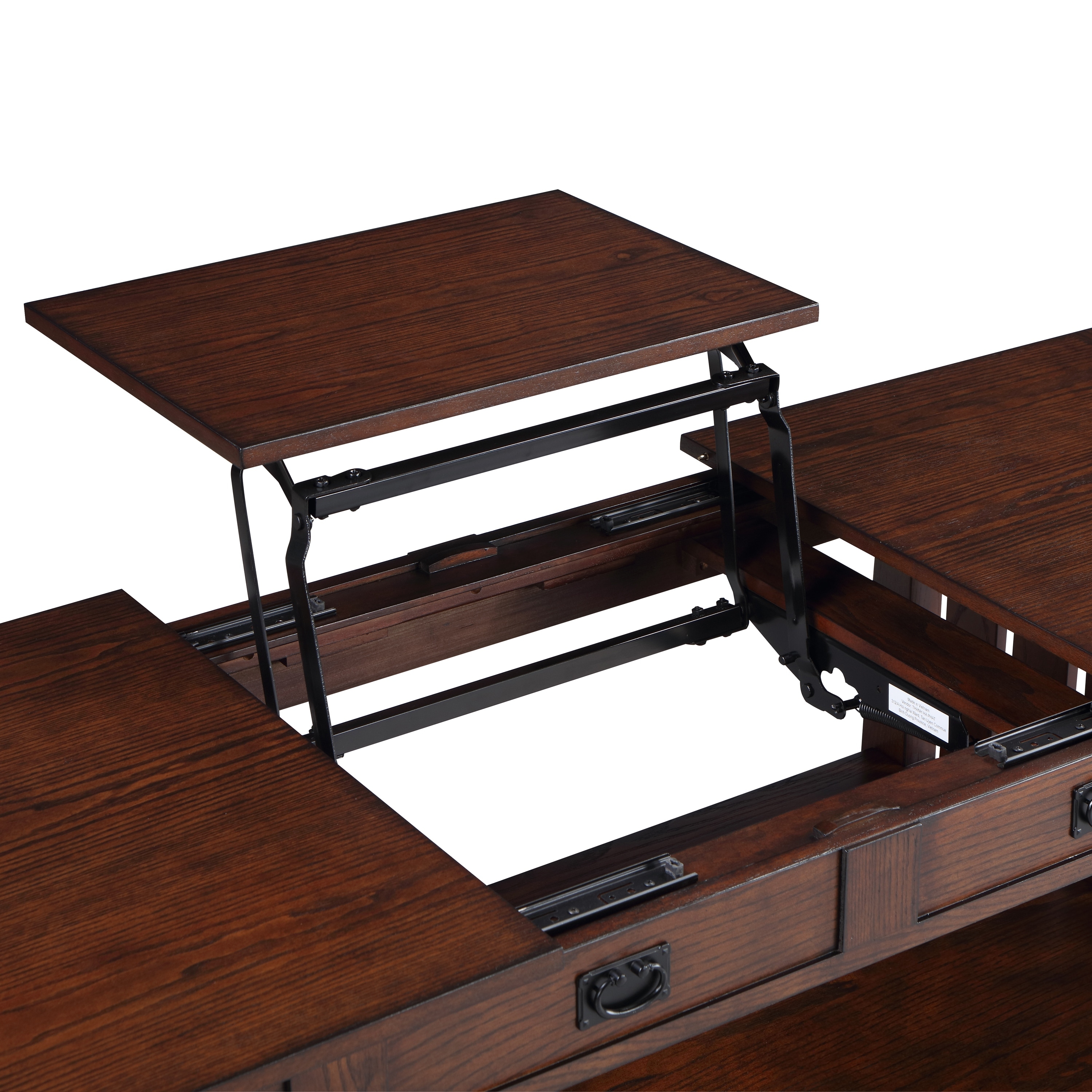 DH BASIC Mission 46-inch Wood Lift Top Coffee Table - On Sale