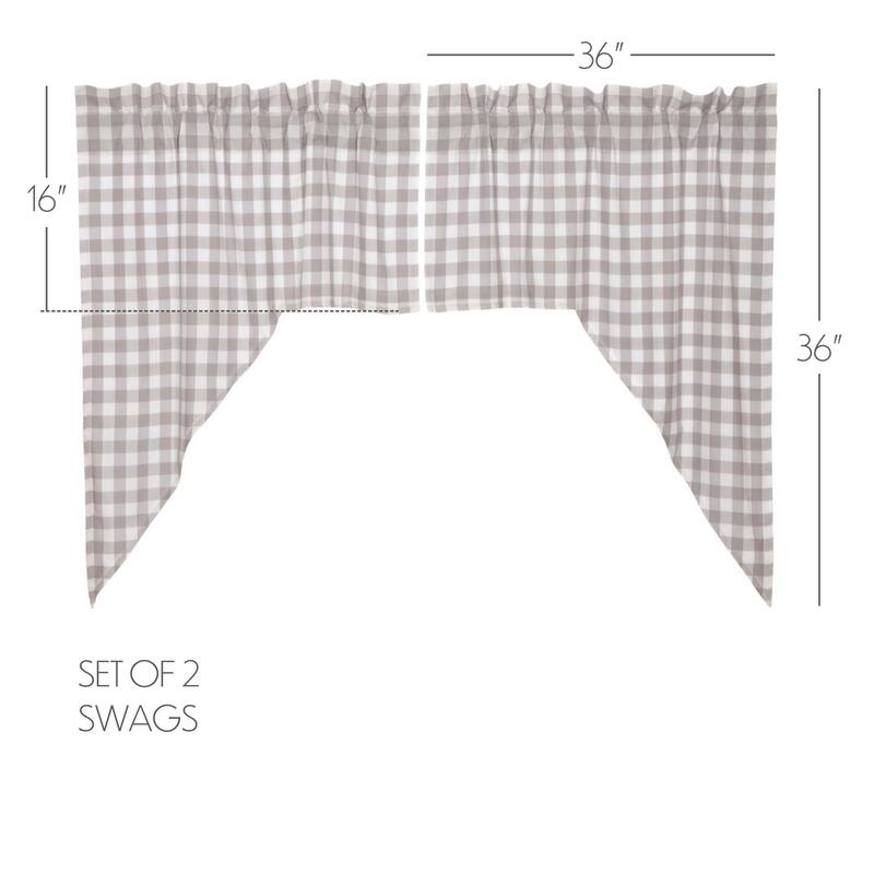 Tea Cabin Green Plaid Valance - 16x72 - 16x72 - Moss Green/Muted Chartreuse/Navy