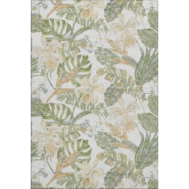 Premium Washable Super Soft Tropical Paradise Mayfield Rug