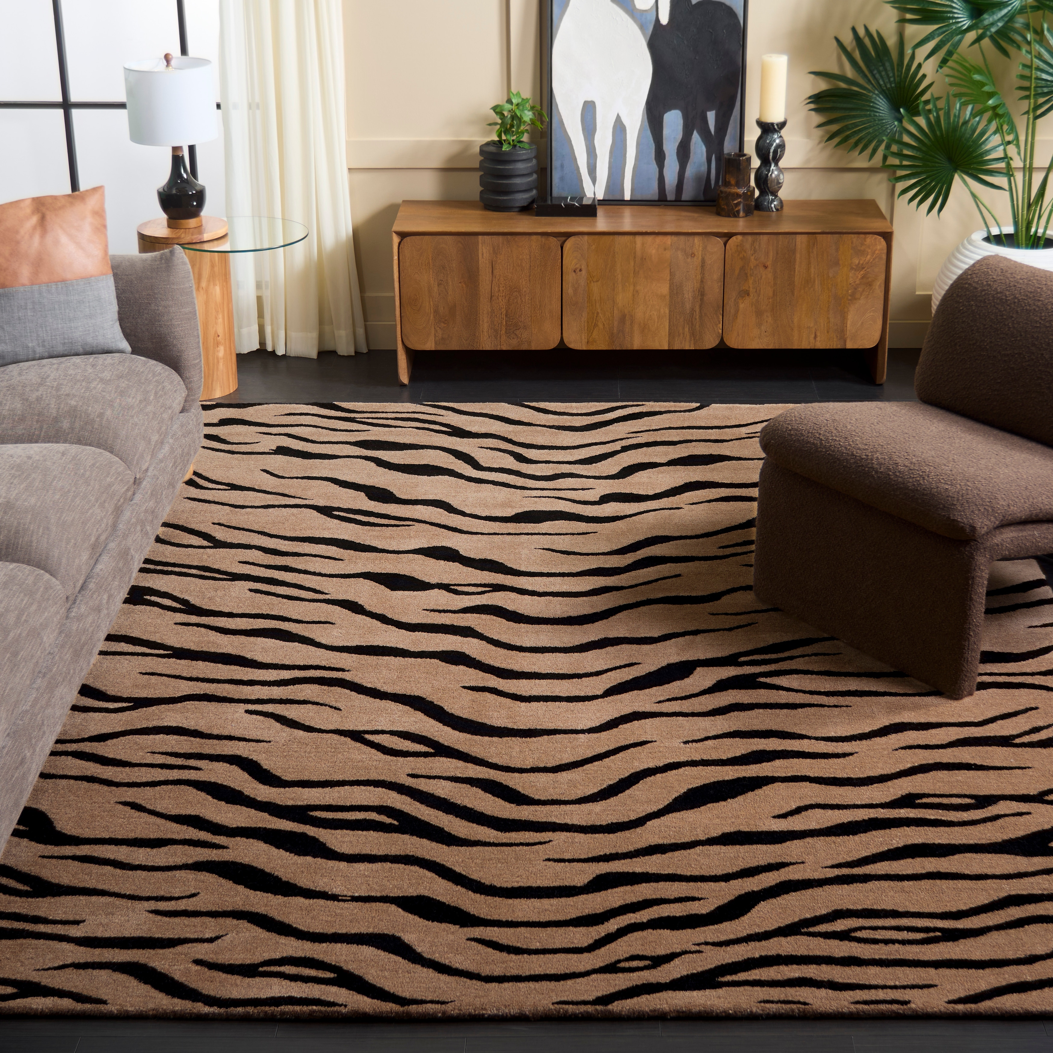 ラグ/カーペット/マット BRISTOL TIGER SMALL RUG MAT （BROWN FREE）