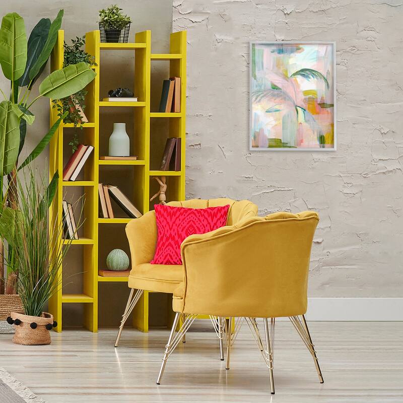 Stupell Palm City Abstraction Framed Giclee Art Design By Gemma Bardot
