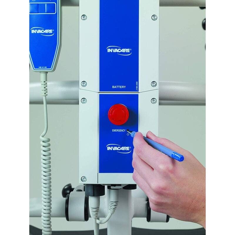 Invacare Reliant Electric Patient Lift with 450 lb Capacity and Manual Low Base
