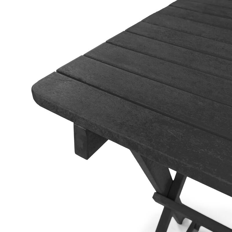 Patagonia Fully Assembled All-Weather Recycled HDPE Outdoor Folding Bar table