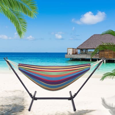Outdoor Furniture Hammock Sets,Patio Swings with Stand