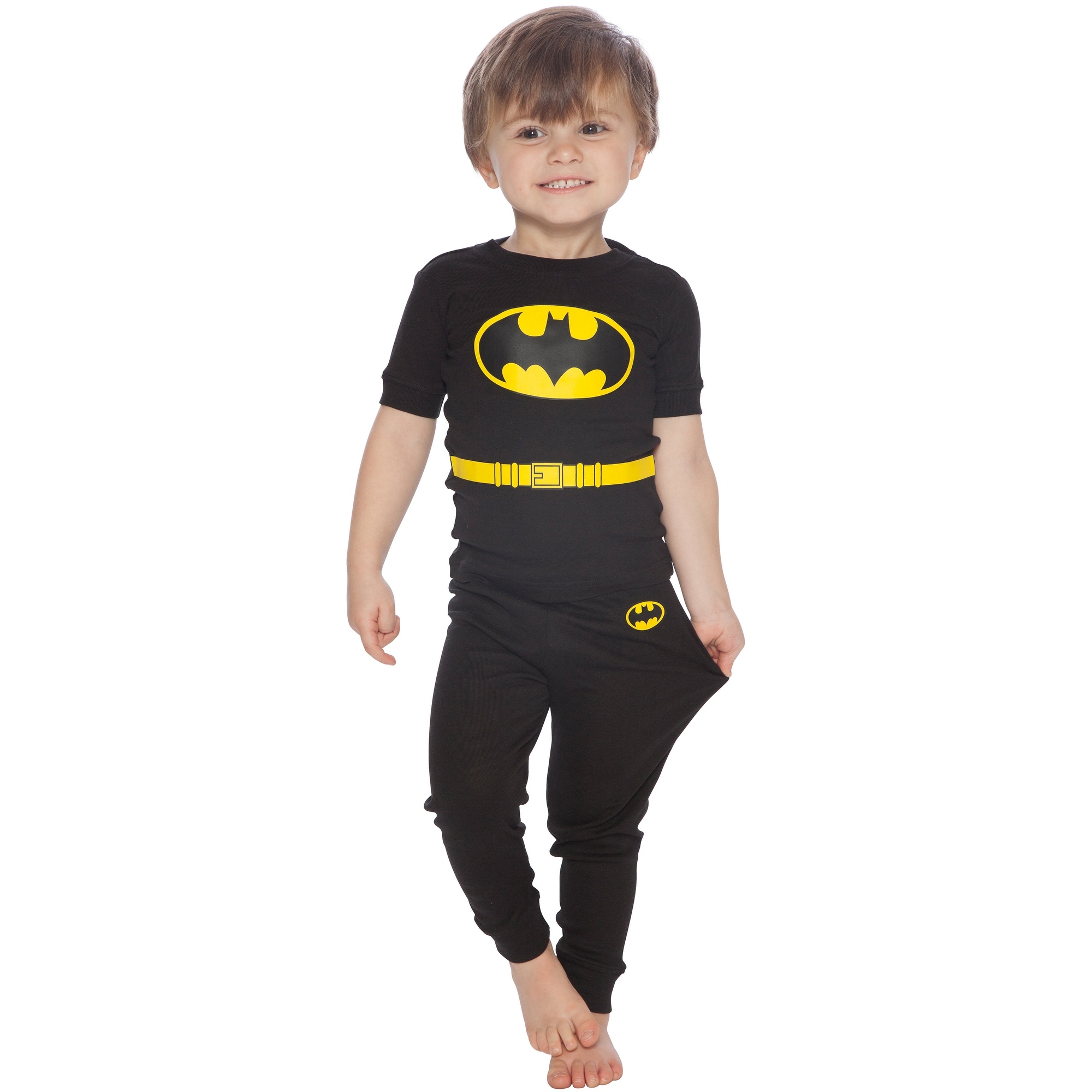 DC Comics Baby Boys Batman Footed Sleeper Pajama 24 Months