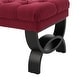 preview thumbnail 41 of 63, Scarlette Tufted Fabric Ottoman Bench by Christopher Knight Home - 41.00" L x 17.25" W x 16.75" H