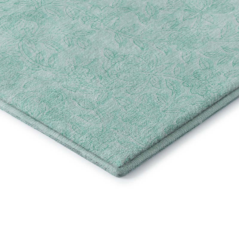 Premium Washable Super Soft Muted Floral Mayfield Rug