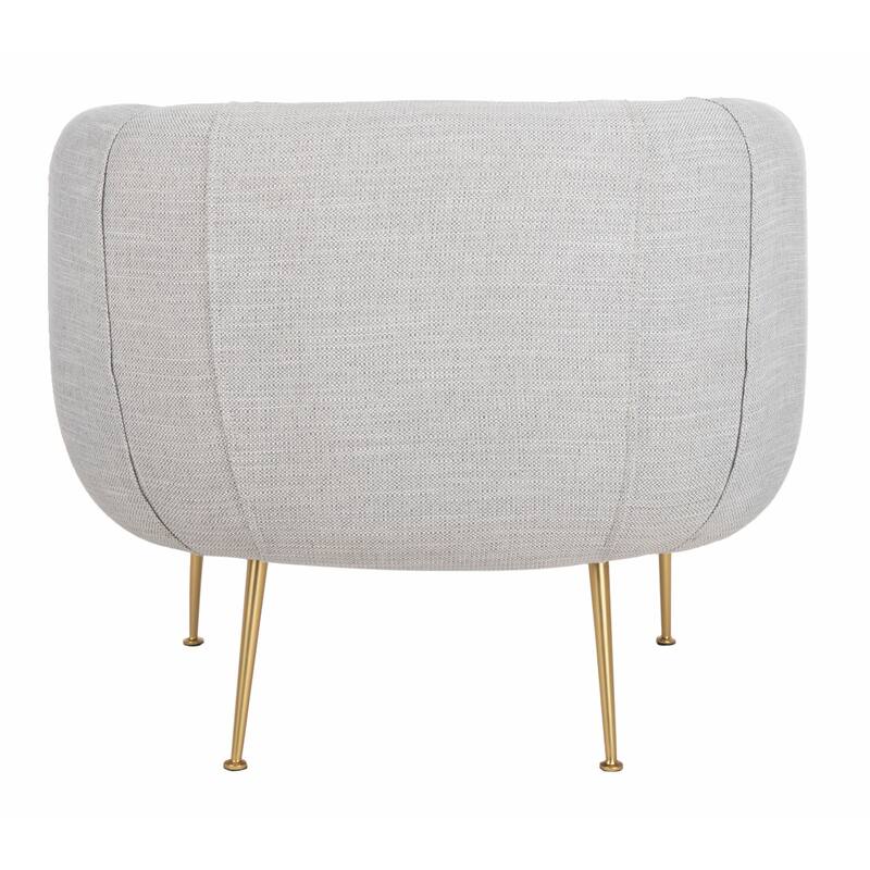 SAFAVIEH Couture Griseldis Stone Polyester Blend Accent Chair - 33" W x 30" D x 29" H - 33Wx30Dx29H