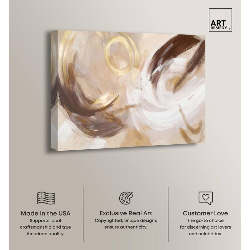 Dreamy Swirls II Canvas by Art Remedy, Gallery Wrapped