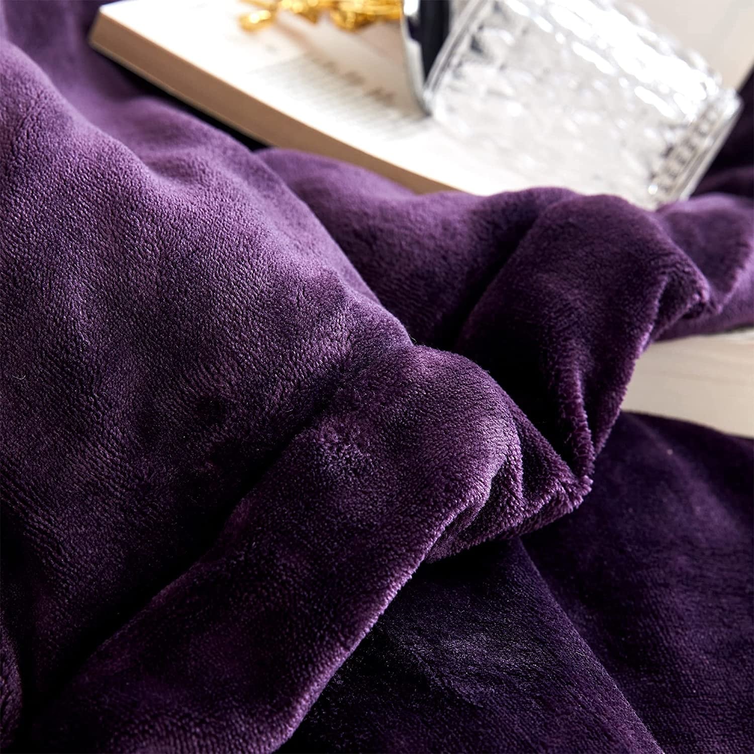 Coma Inducer® Oversized Comforter Set - The Original Plush - Midnight Purple
