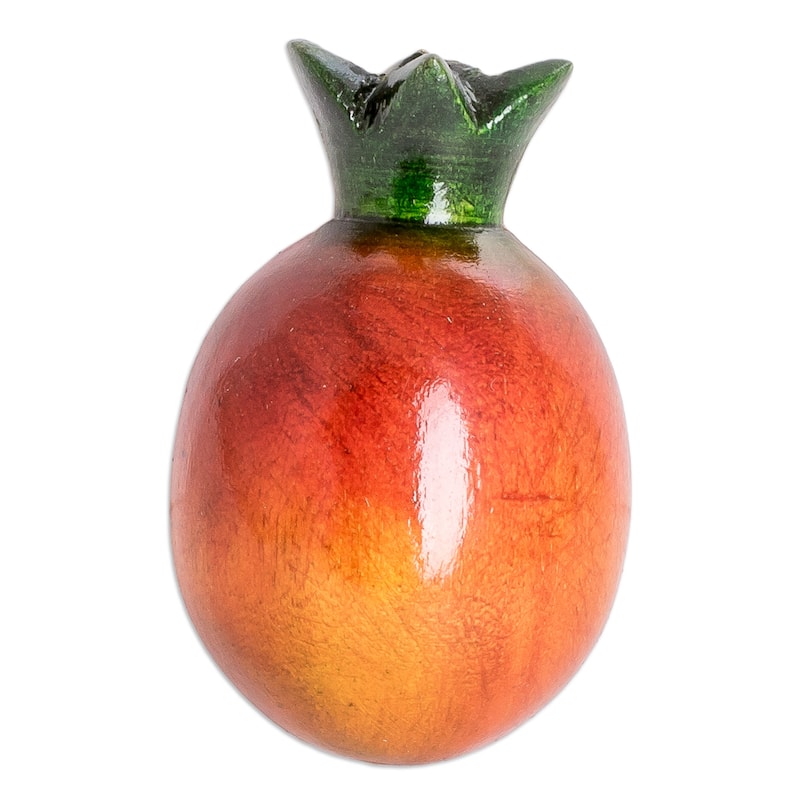 Novica Handmade Guatemalan Pomegranate Wood Magnet