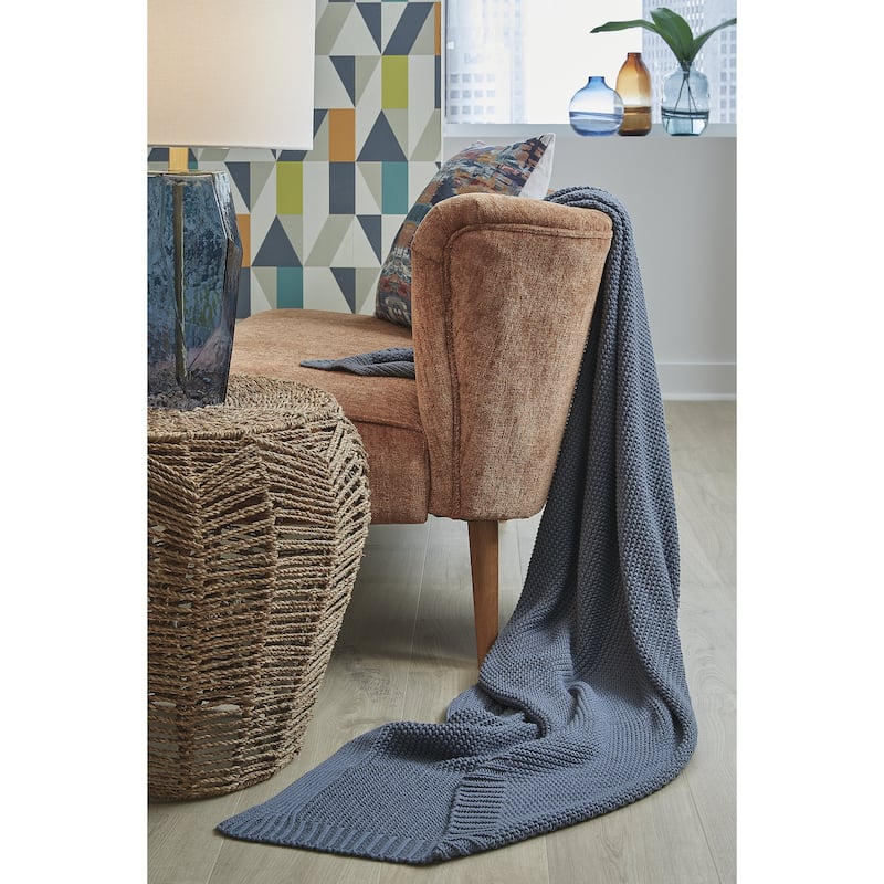 Signature Design by Ashley Gayelery Throw (Set of 3) - Blue