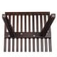 preview thumbnail 46 of 60, Solid Wood Entryway Bench Rubberwood Platform Vanity Bench with Slatted Design for Living Room & Bedroom Furniture