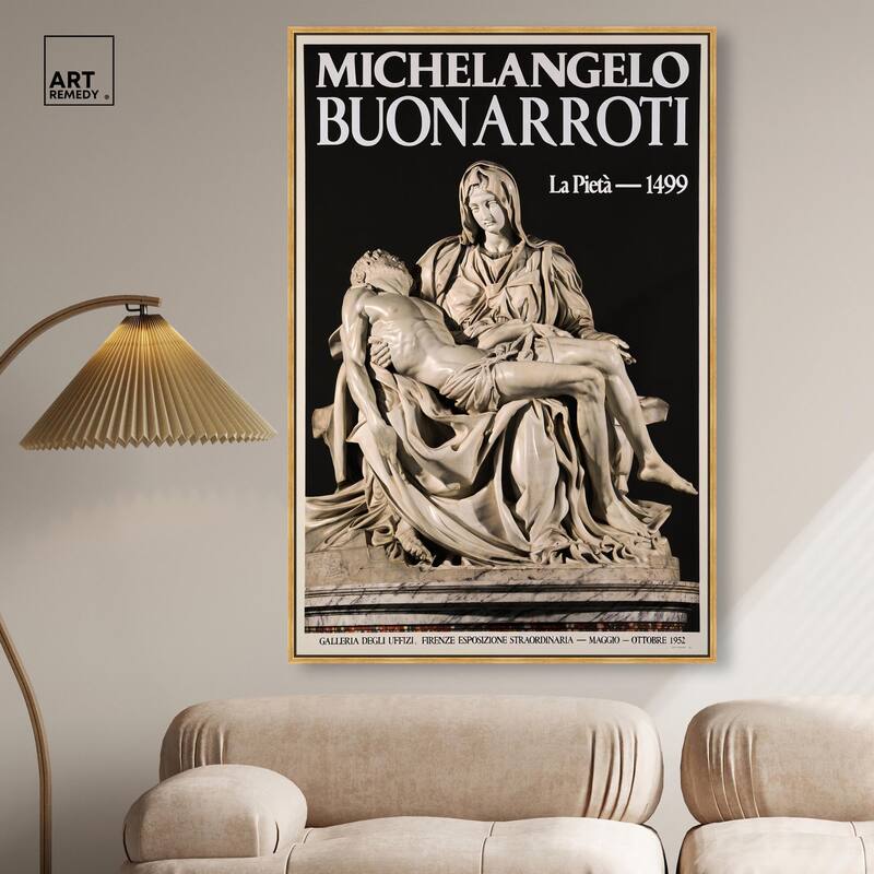 Marble Lamentation Canvas by Art Remedy