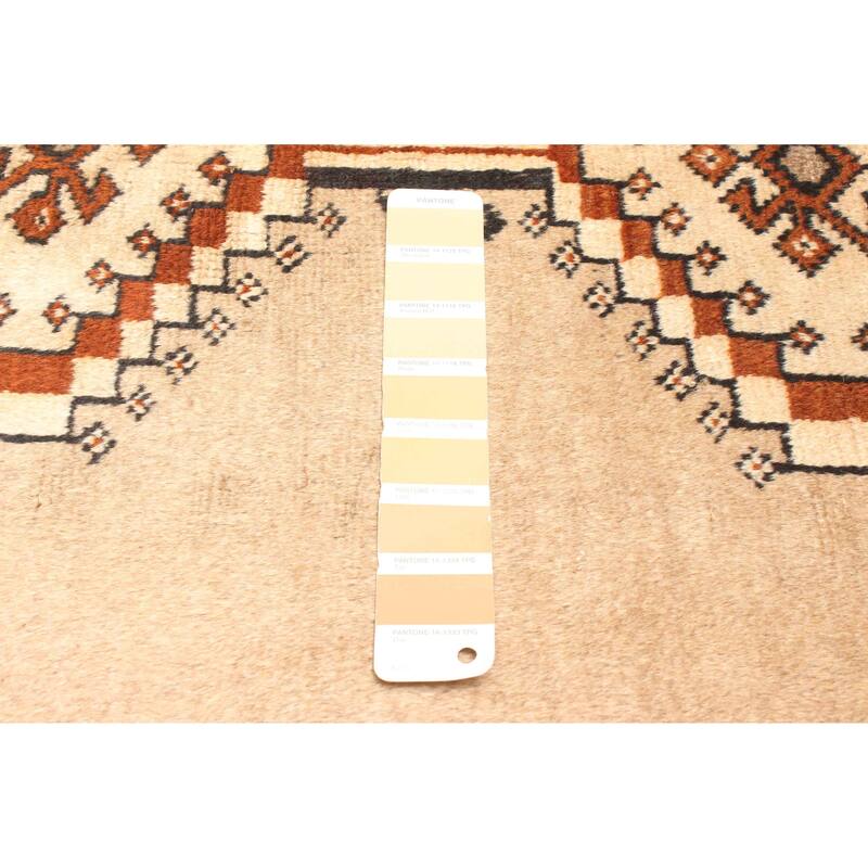 ECARPETGALLERY Hand-knotted Melis Vintage Beige Wool Rug - 2'11 x 5'11