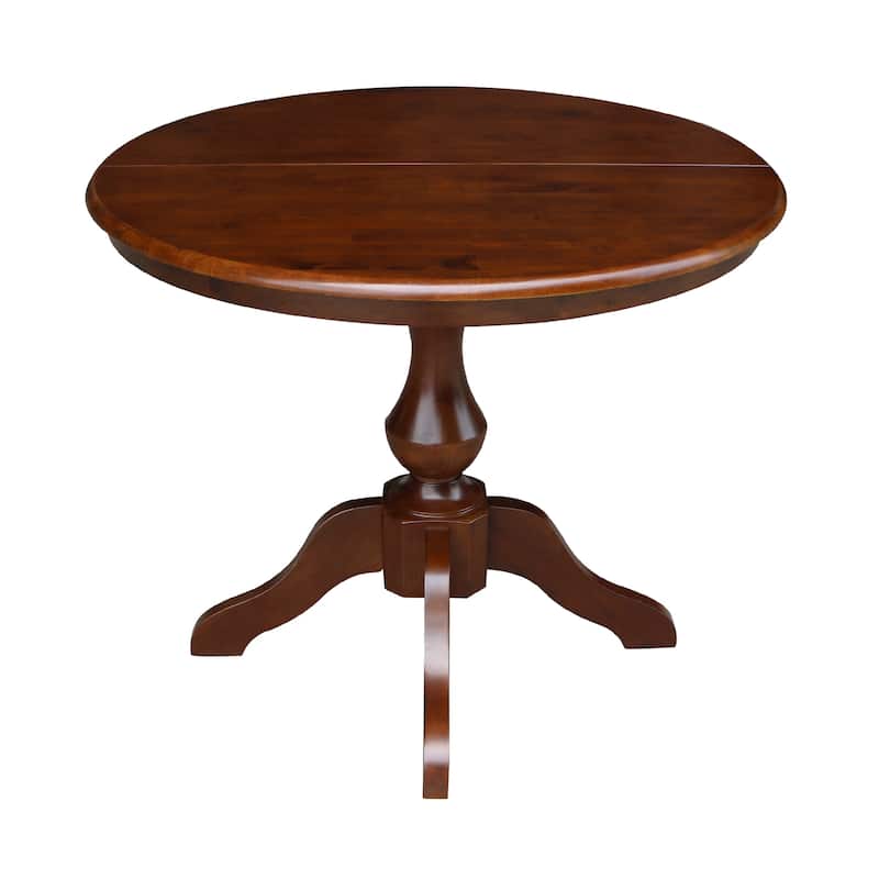 The Gray Barn Fairy Glen 36-in. Round Pedestal Table w/ 12-in. Leaf