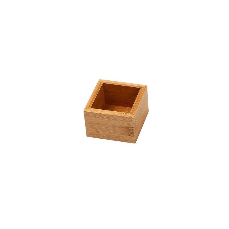 YBM Home Bamboo Kitchen Drawer Organizer Storage Box - 3x3x2 inch