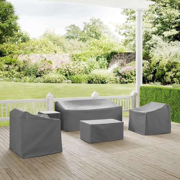 slide 2 of 8, Crosley 5Pc Furniture Cover Set