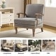 preview thumbnail 33 of 32, Rinaldo Farmhouse Polyester Armchair with Comfortable Backrest and Cushion by HULALA HOME