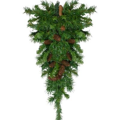 Dakota Red Pine Artificial Christmas Swag with Pine Cones - 34" - Unlit