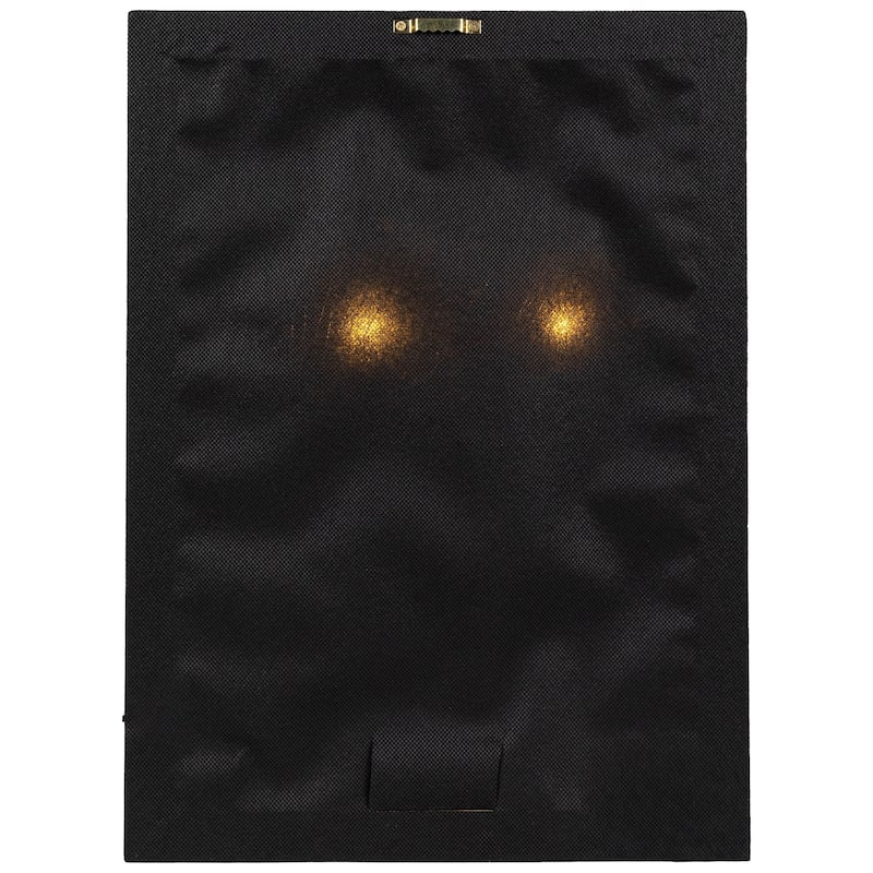 LED Fiber Optic Red Snowy Barn House Christmas Wall Art 15.75 x 12