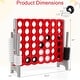 preview thumbnail 3 of 9, Costway Jumbo 4-to-Score 4 in A Row Giant Game Set Outdoor Indoor Kids