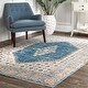 preview thumbnail 1 of 6, Nuloom Transitional Floktime Dream Medallion Faded Bouquet Area Rug