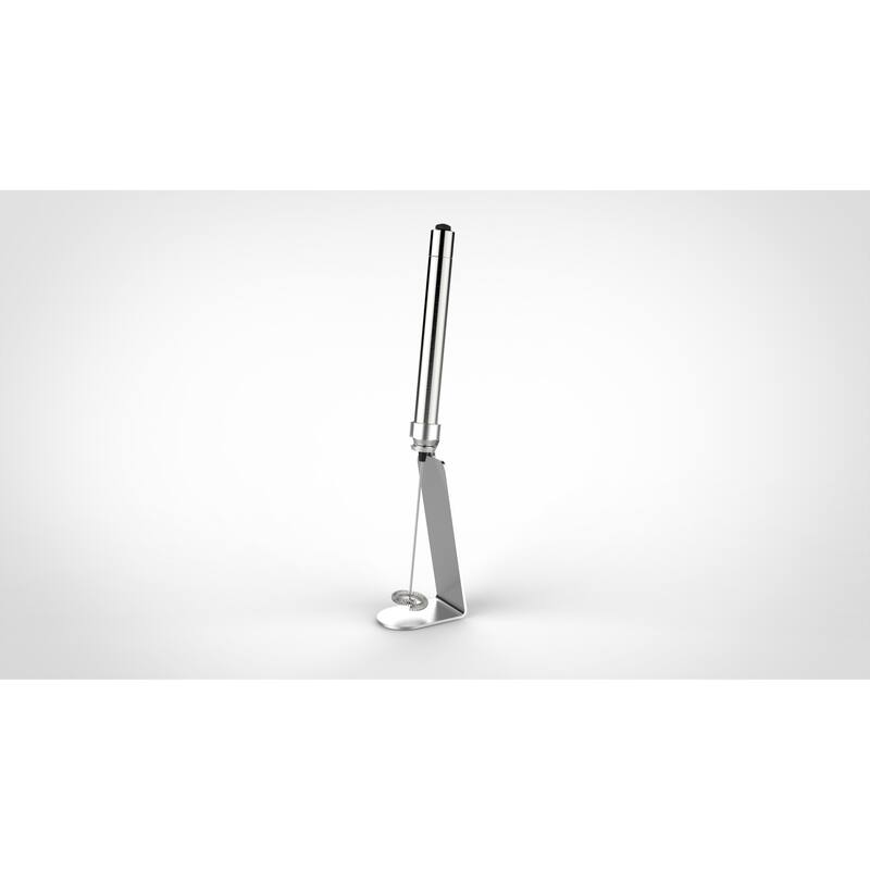 Kaffe Handheld Milk Frother with Stand - Stainless Steel