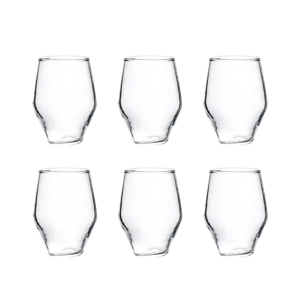 Drinking Glasses - 3.3"L x 3.3"W x 4.3"H