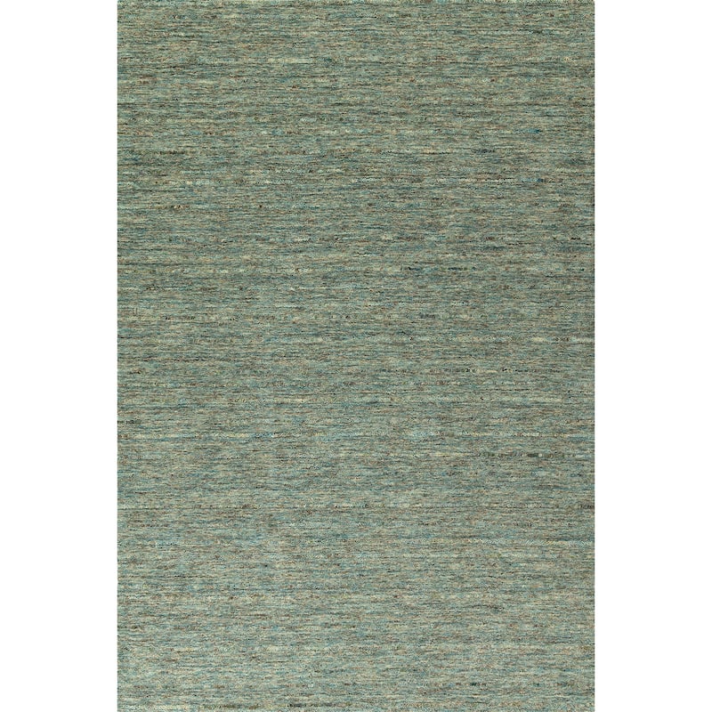 Addison Heather Variegated Wool Area Rug - 2' 3" x 7' 6" - Peacock - Runner