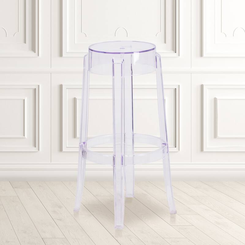 29.75" High Transparent Barstool - Restaurant & Bar Furniture