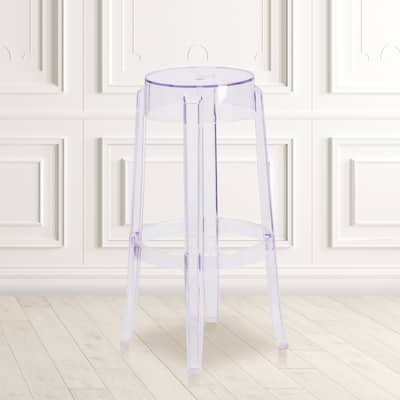 29.75" High Transparent Barstool - Restaurant & Bar Furniture