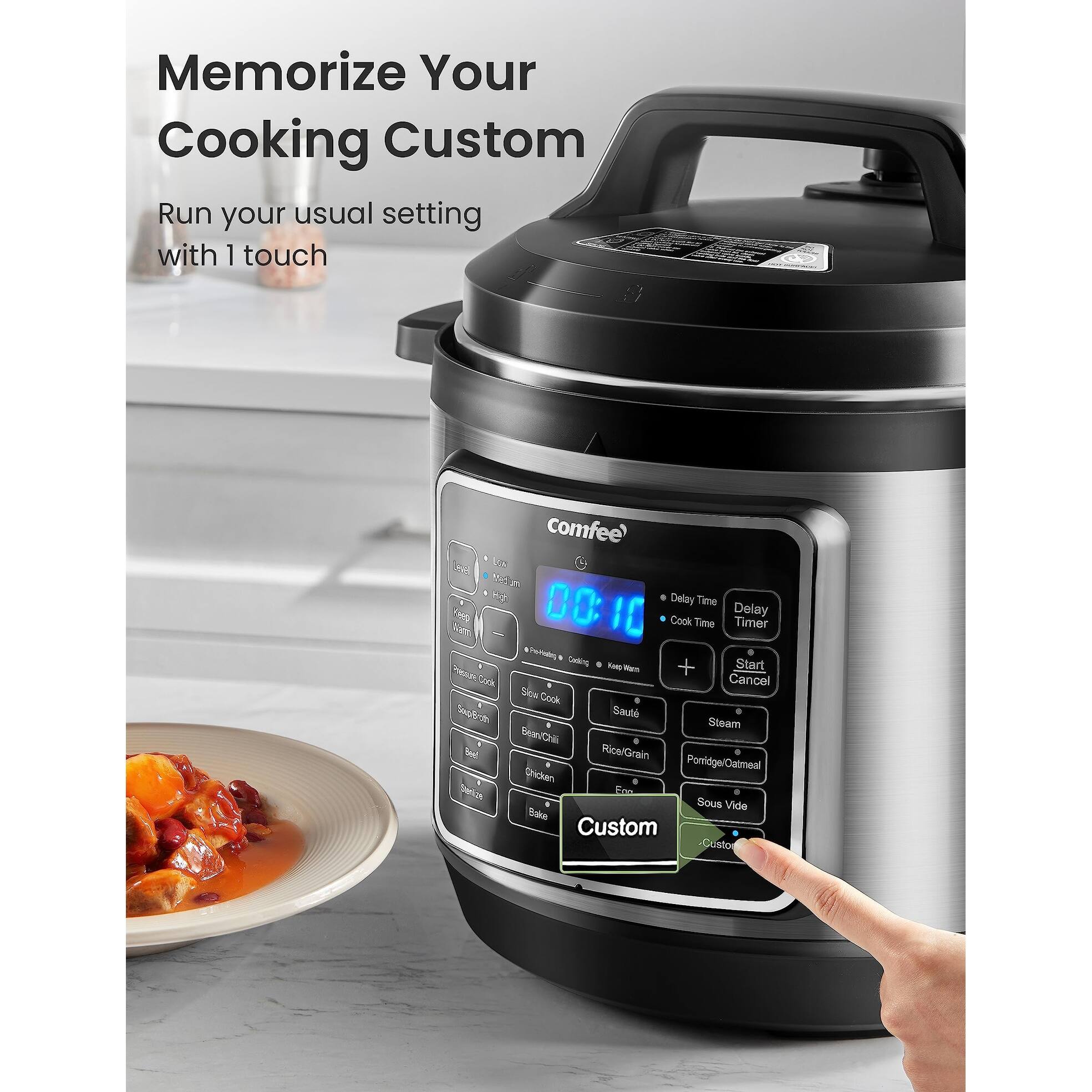 16 in 1 Electric Pressure Cooker Multi Cooker Olla de Presion NonStick Pot Yogurt Maker Rice