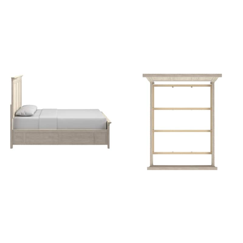 Varenna Wood Panel Bed
