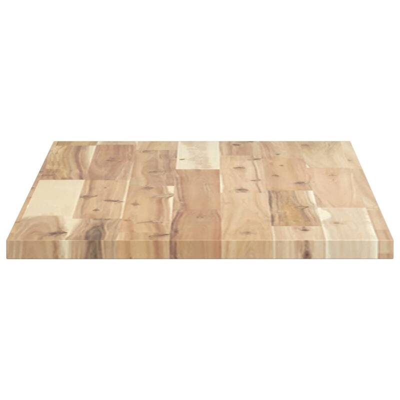 vidaXL Table Top 31.5x15.7x0.8" Rectangular Solid Wood Acacia - 80 x 40 x 2 cm