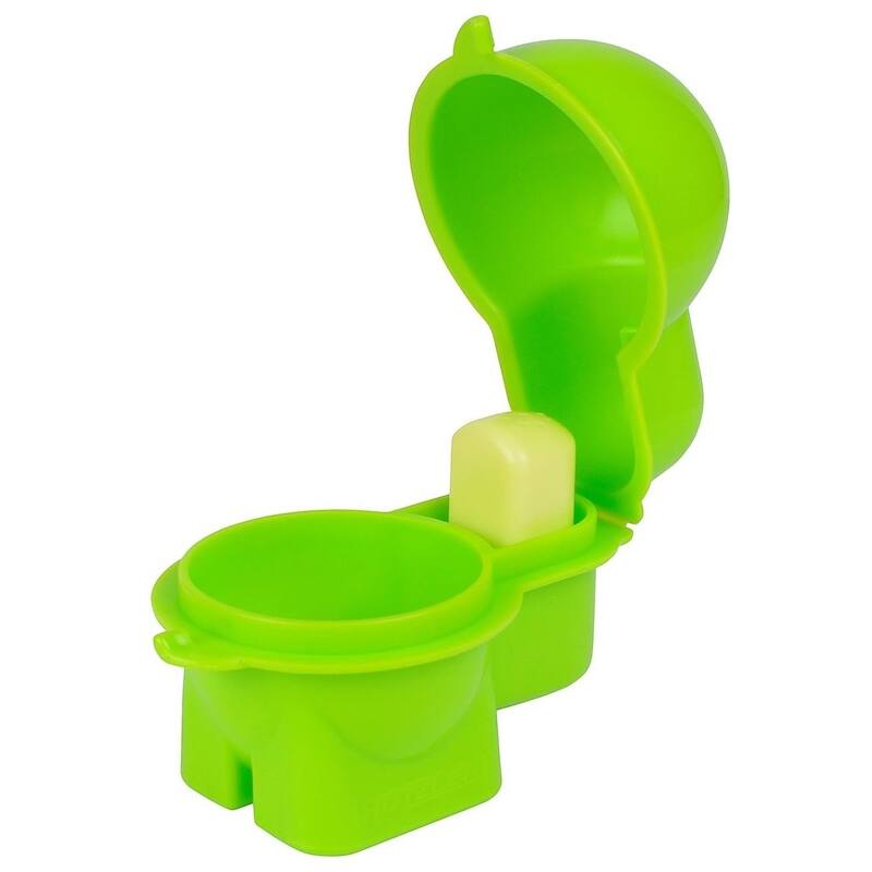 Hutzler Egg To-Go Container with Salt Shaker, Hard Boiled Egg Holder with Lid