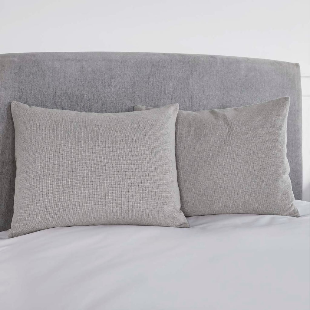Burlap Dove Grey Standard Sham 21x27