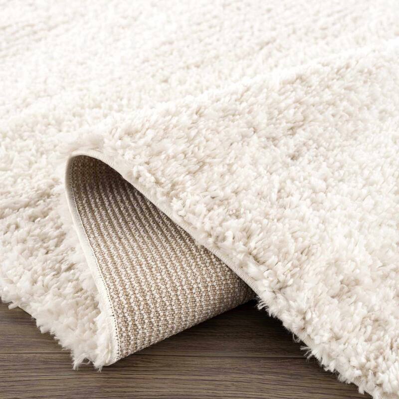 Hauteloom Lux Shag Collection Moroccan Farmhouse Shaggy High Plush Pile Area Rug