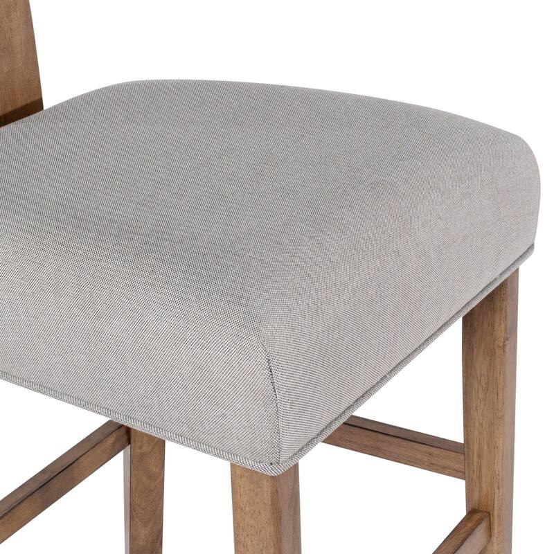 Thalia T-Back Bar Stool with Fully Upholstered Cushion