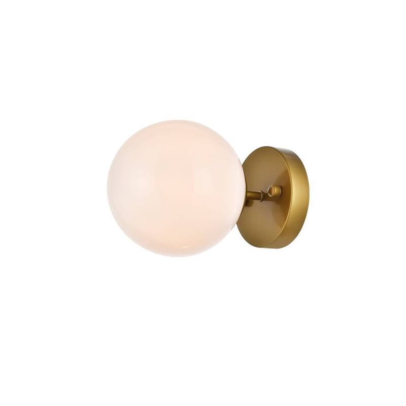 Elegant Lighting LD2451 Mimi 6" Tall Wall Sconce with Frosted Glass